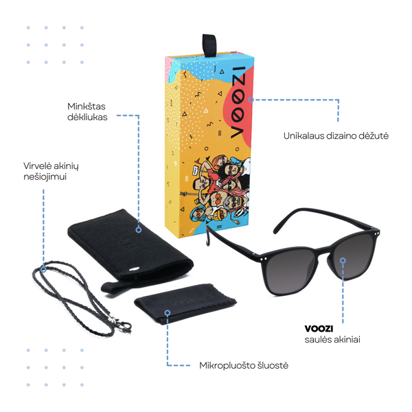 sunglass classics black VOOZI